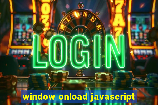 window onload javascript